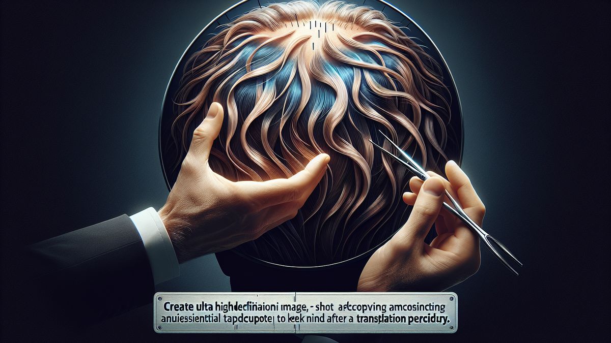 What are the contraindications to take into account after hair implantation?