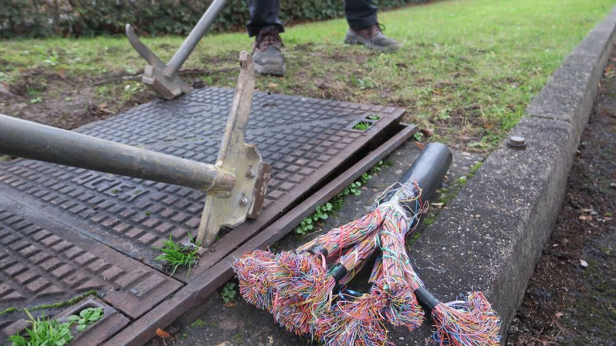 En Oise, el aumento de los robos de cables en el campo no debilita