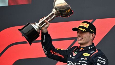 Max Verstappen, victorious at the Japanese Grand Prix, continues his rise