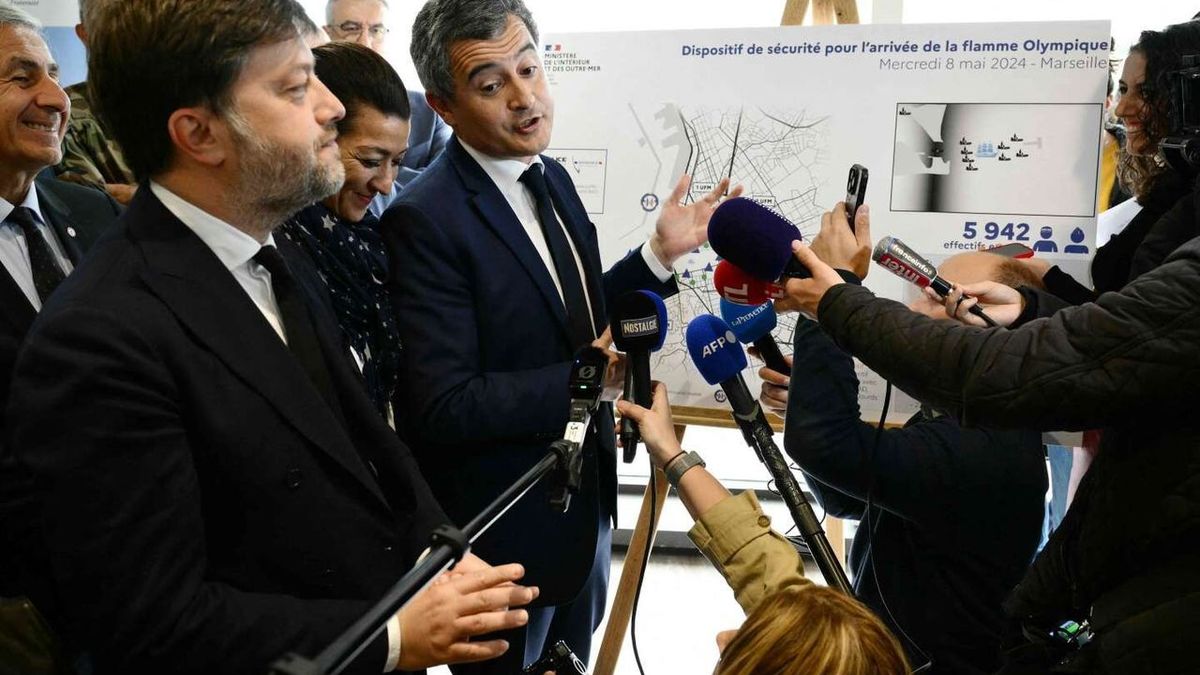 New Security Device and Space Dedicated to Reception of the Olympic Flame in Marseille