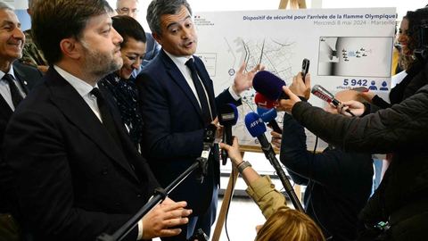 New Security Device and Space Dedicated to Reception of the Olympic Flame in Marseille