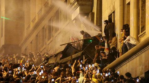 In Georgia, the start of repression following the authorities' anti-Western discourse