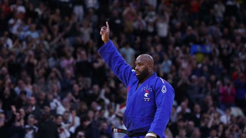 Teddy Riner, winner of the Dushanbe Grand Slam, impresses and stands out for the Paris 2024 Olympic Games