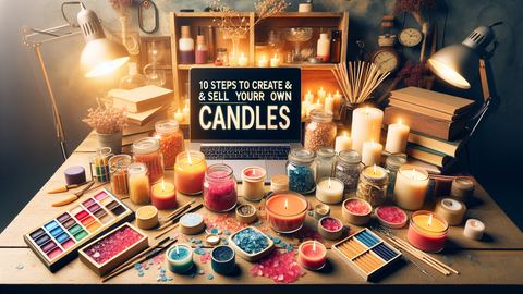 10-step guide to creating and marketing your own candles in 2024