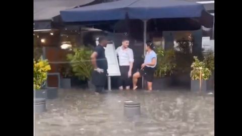 Lluvias torrenciales provocan inundaciones en Marsella y sumergen el Puerto Viejo